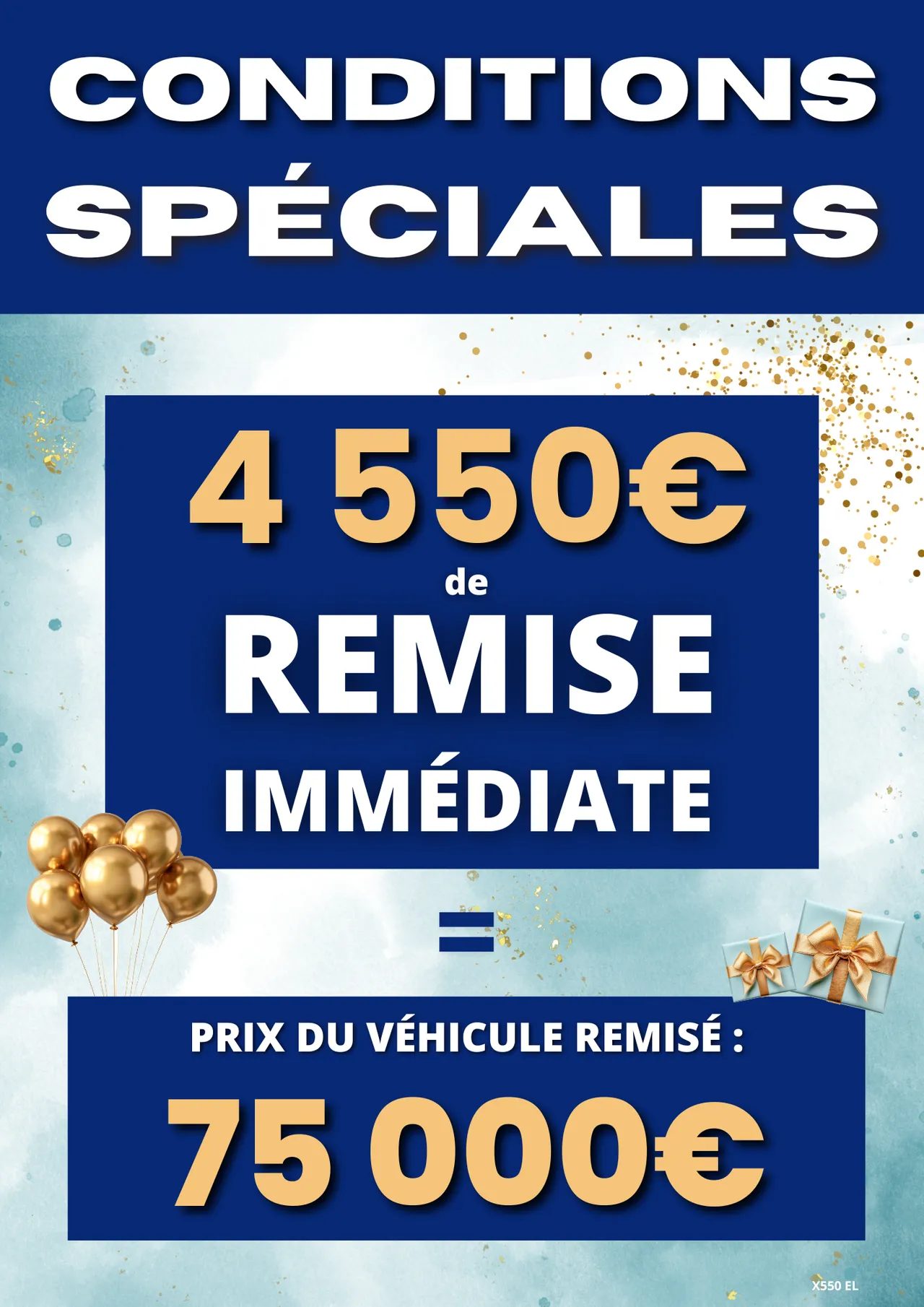 X550 EXCLUSIVE LINE